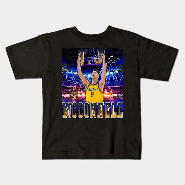 T.J. McConnell Kids T-Shirt by Gojes Art